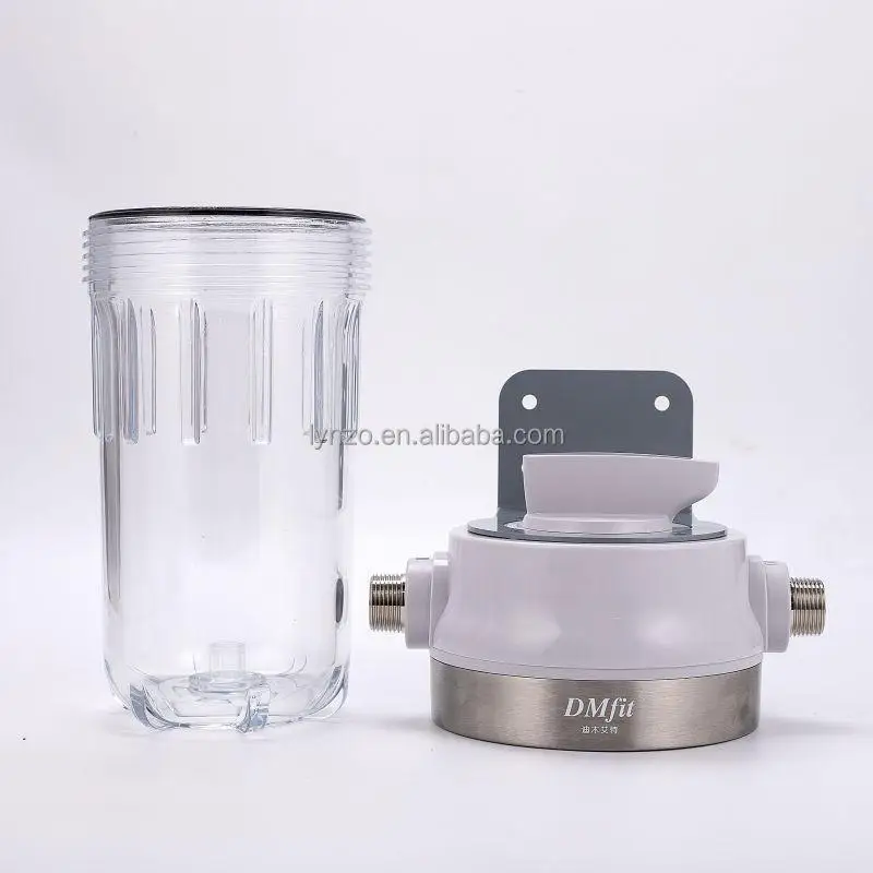 New Patent Design 10 inch Transparent Carton PP Bottle Pre-filter Water Purifier Filter for wholehousing