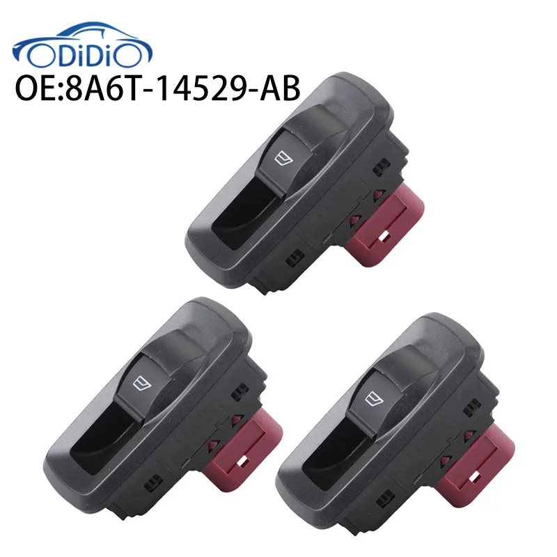 

ODiDiO 8A6T14529AB 8A6T-14529-AB Car Power Window Power Switch for Ford Fiesta Hatchback 2008-2012 1624429 8A6T14529AA