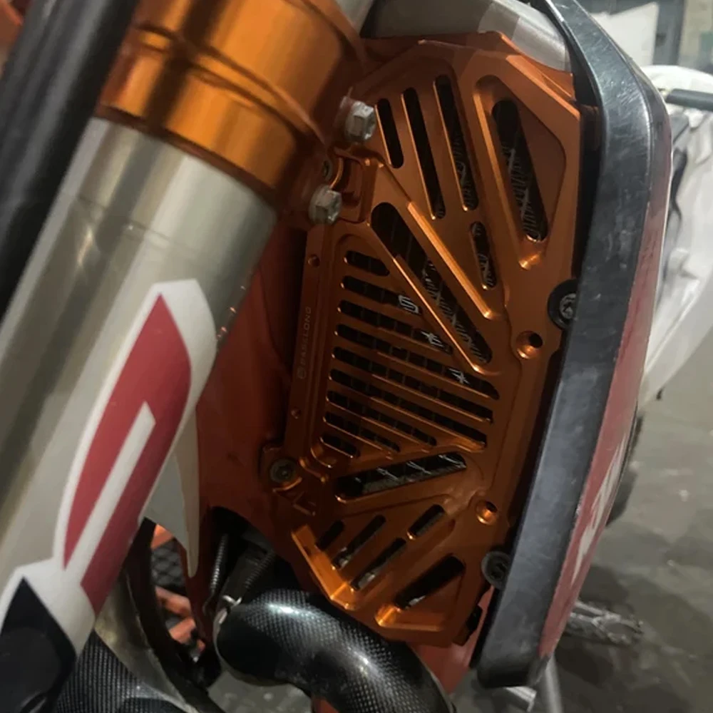 شبكة المبرد الحرس غطاء الشواية حامي 2024 2023 2022 2017 ل Husqvarna TE 300 ل GasGas EC 300 ل KTM EXC 300 EXCF 350 #2