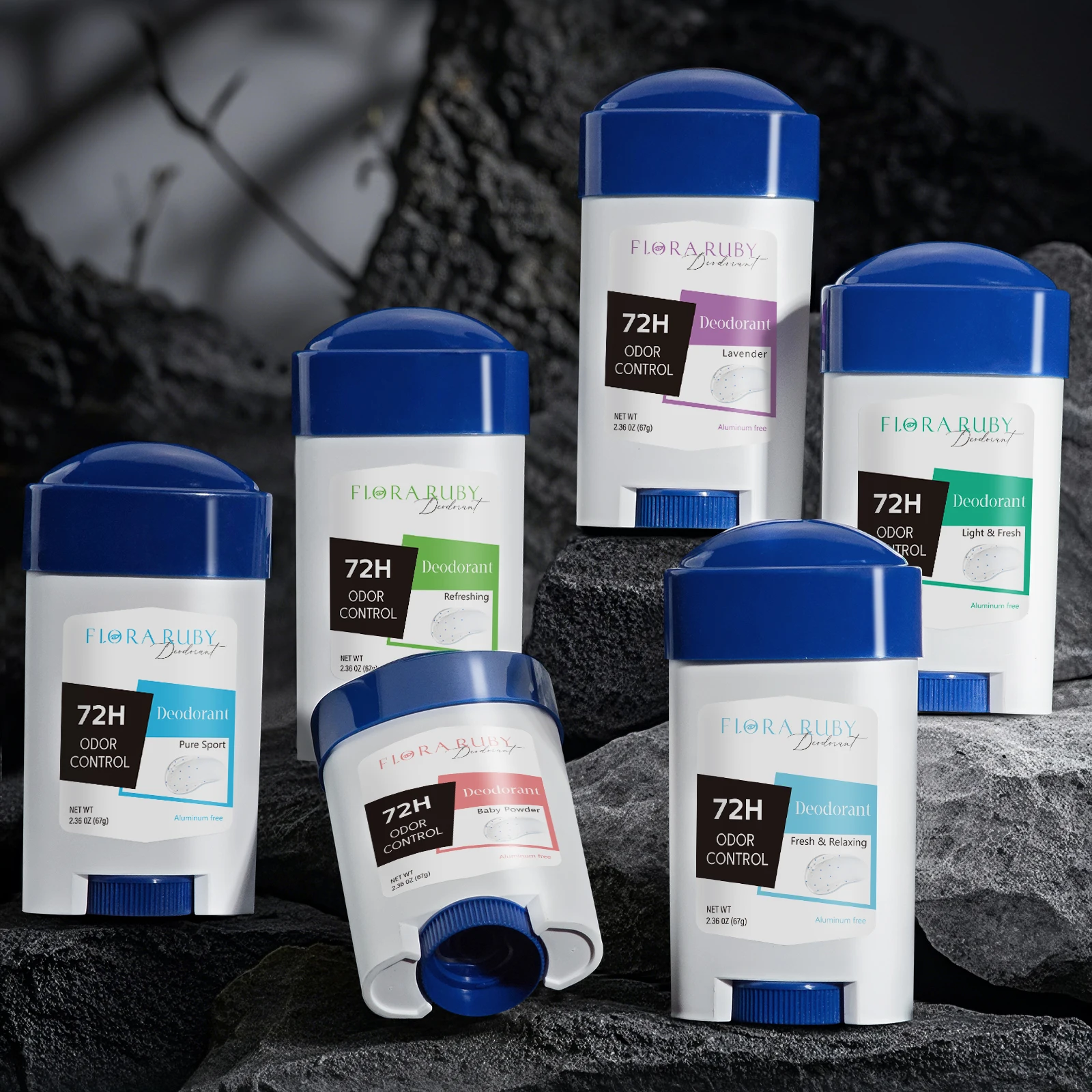 Blue Cap Series Snow Deodorant Gel 72H outdoor protection super fresh log lasting scent 67g/2.36oz refreshing fragrance