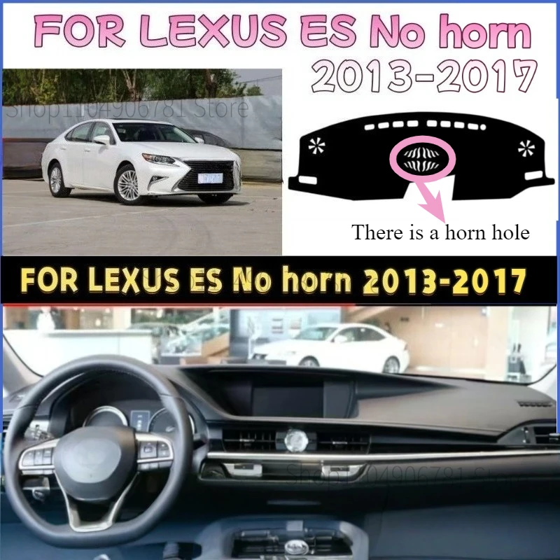 

FOR LEXUS ES 2013-2017 Car Dash Mat Dashmat Dashboard Mat Cover Sun Shade Dash Board Cover Carpet Accessories