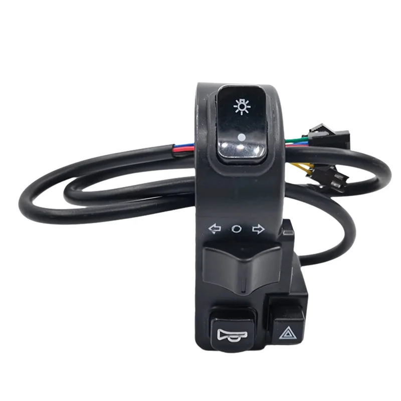 AB56-ATV Handlebar Switch Motorcycle Electric Throttle Horn Gear Button Universal With 7/8 Inch 22MM