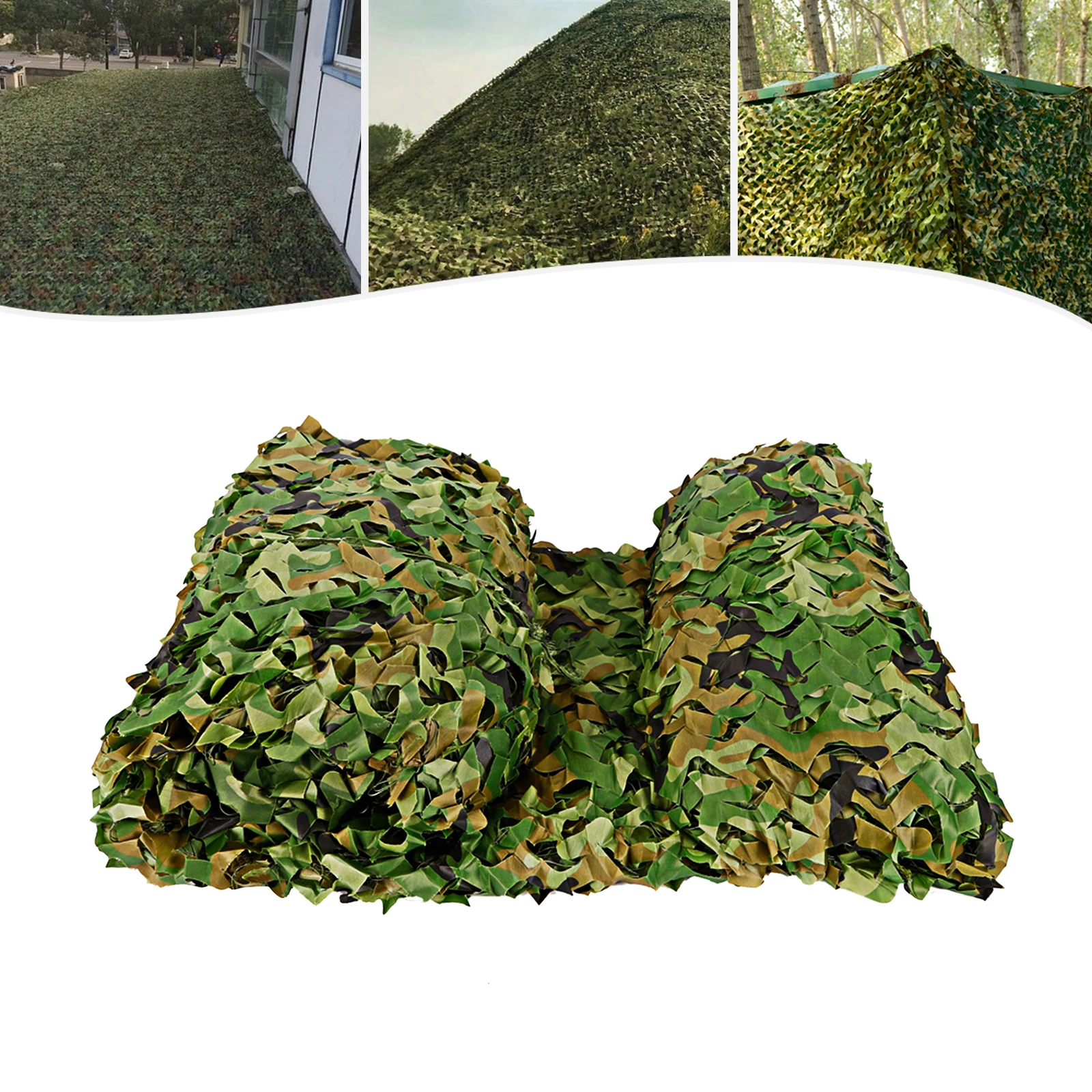 Camouflage Net Hunting Equipment Oxford Fabric Netting Camo 6*4m Tent Covering Environment Decoration Military Theme Design