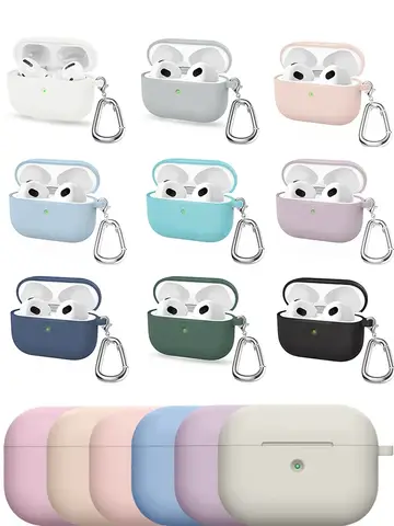 Custodie per auricolari in silicone per Airpods 4/2 Airpods 3 Custodia per cuffie Custodia protettiva per Apple Airpods Pro 2 Airpods Cover