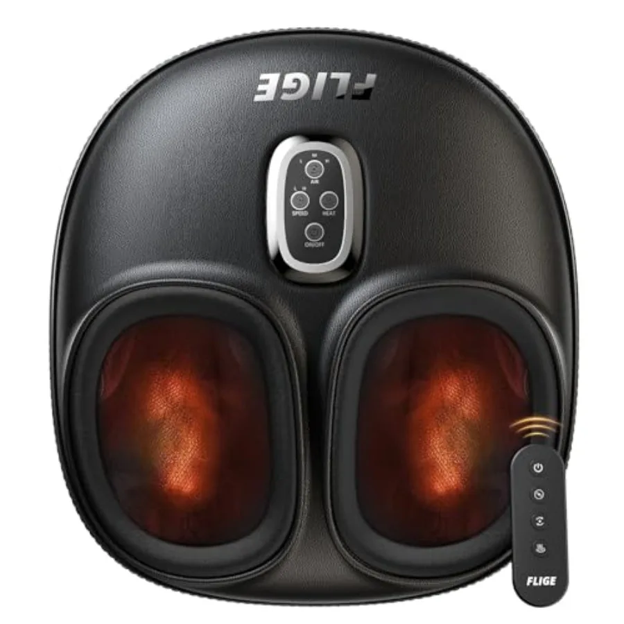 

Массажер для ног Шиацу с подогревом FSA-HSA: Глубокое разминание и компрессия для облегчения боли при плантарном фасциите и невропатии