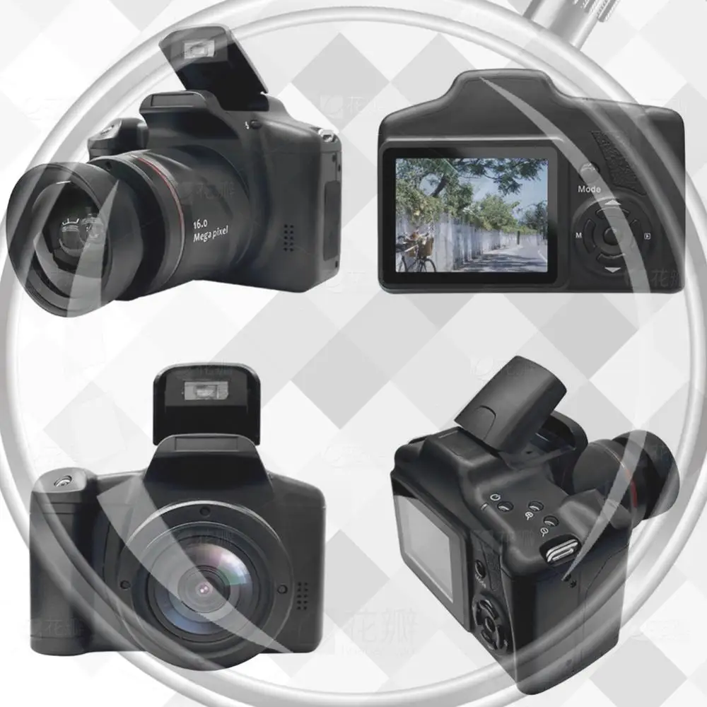 

Универсальная цифровая камера 16 МП с 2,4-дюймовым ЖК-экраном, камера для видеоблогинга, 16-кратный цифровой зум, видеорегистратор для фото- и видеосъемки