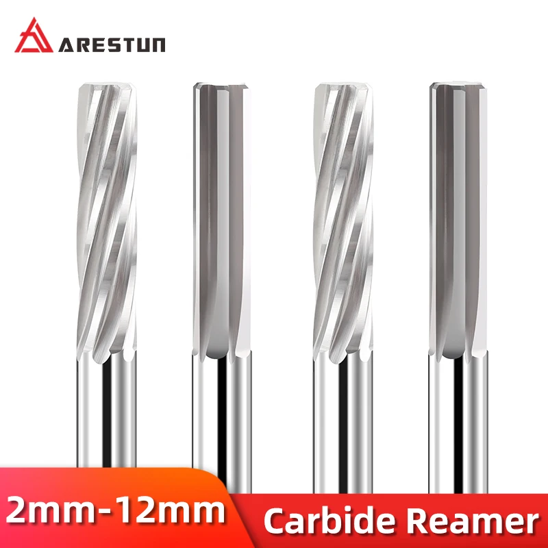 

Carbide Machine Reamer Tungsten Steel Reamer Straight Groove Reamer 2 3 4 5 6 7 8-20mm H7 Hardened Steel CNC Tool Metal Cutter