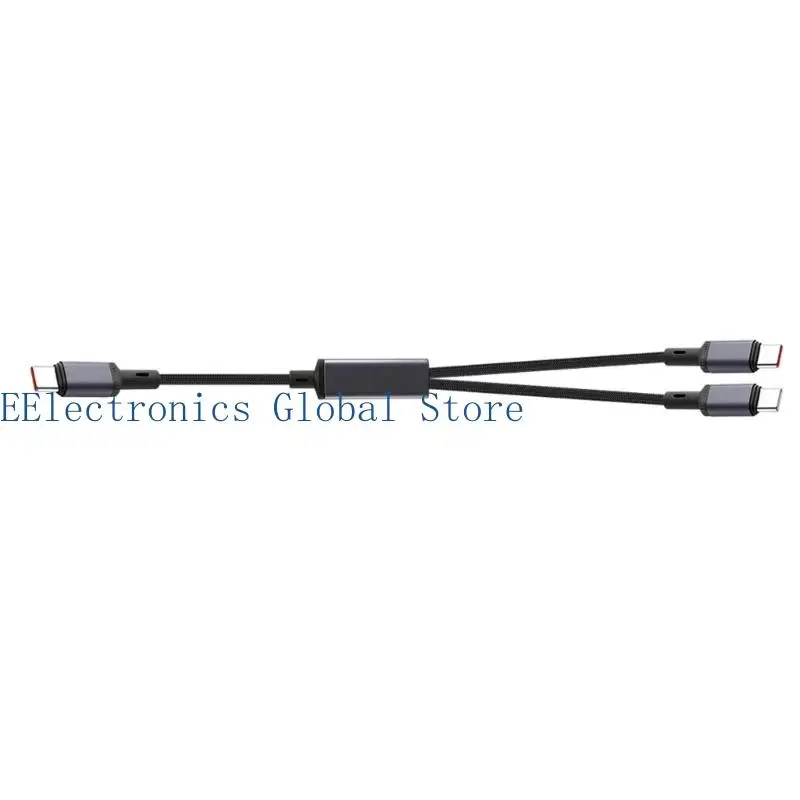 462B USB C Split Cable Adapter Cord Wire with 100 W Main and 5 V Second Output