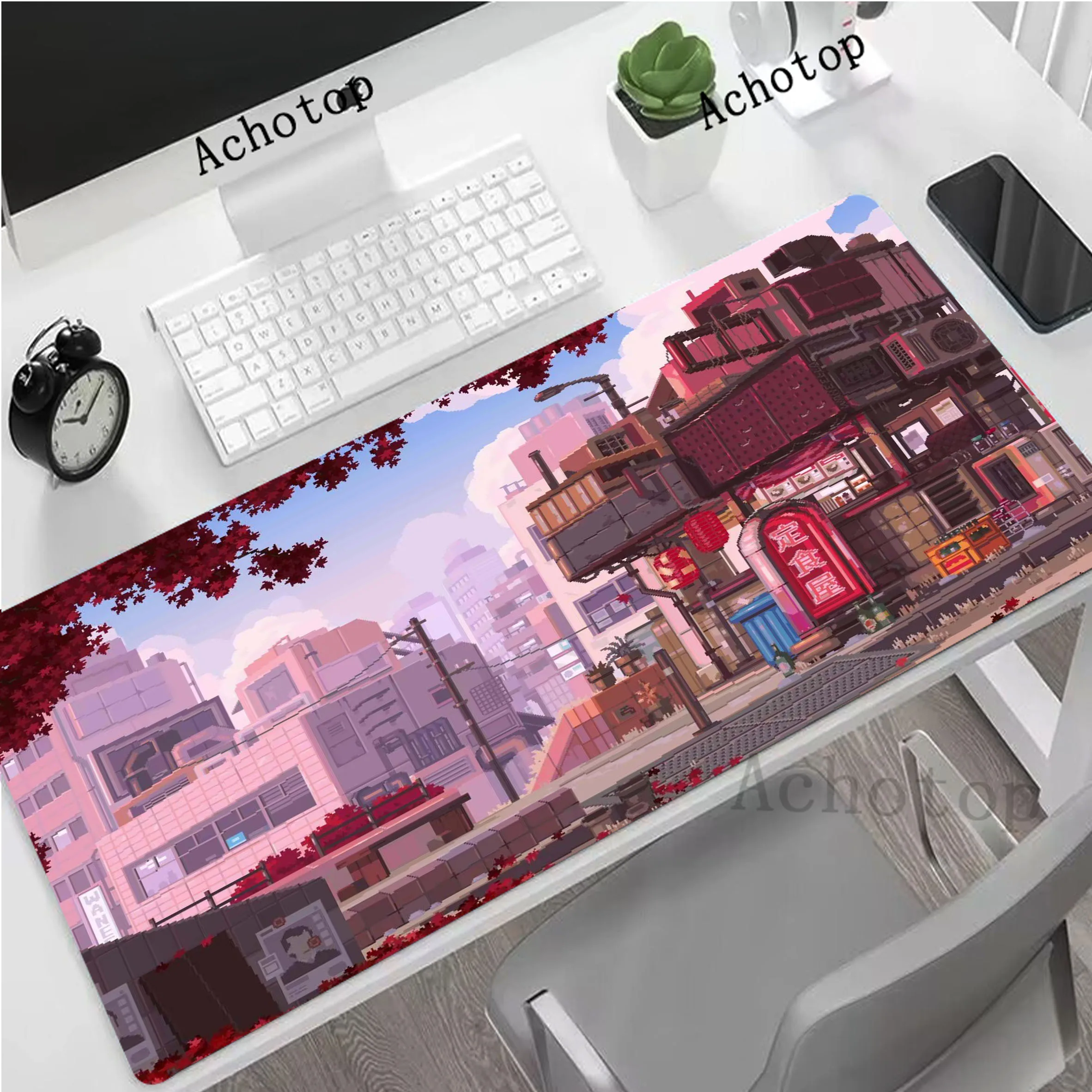 

Pixel Extended Mouse Pad Anti-slip Office Mouse pad Locking Edge Gaming Speed Keyboard Pads Table Carpet Computer Gamer Desk Mat