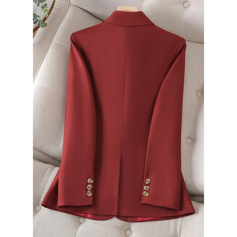 New Autumn Blazer Women Jacket Ladies Long Sleeve Single Breasted Female Business Work Wear Formal Coat Women Blazers Outerwear