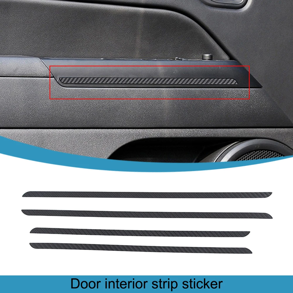 

Car Door Inner Panel Decoration Strip Stickers Cover Trim for Jeep Compass/Patriot 2007-2013 2014 2015 2016 Interior Accessories