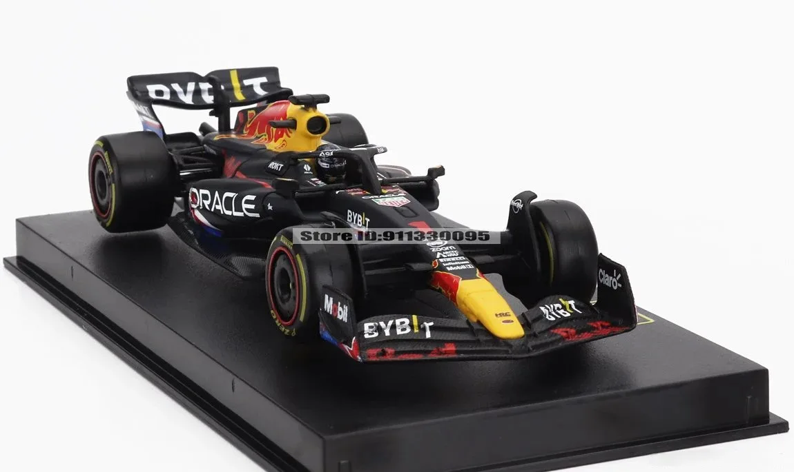 Bburago 1:43 F1 Red Bull 2023 RB19 # 1 Verstappen # 11 Perez Legierungs-Automodell Spielzeug Sammlerstück USA GP Austin Sonderedition Druckguss – Detail 1