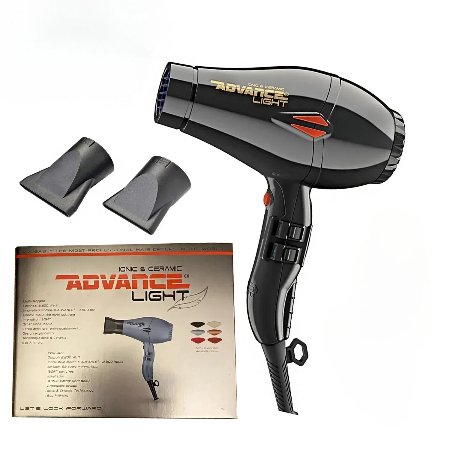 

2100W Powerful Advance Light Hair Dryer Hot and Cold Wind Negative Ions Blow Dryer Styling Tools Barber/Salon