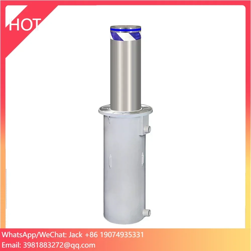 High-Security Automatic Hydraulic Retractable Bollard With Barrier System For Vehicle Access And Control