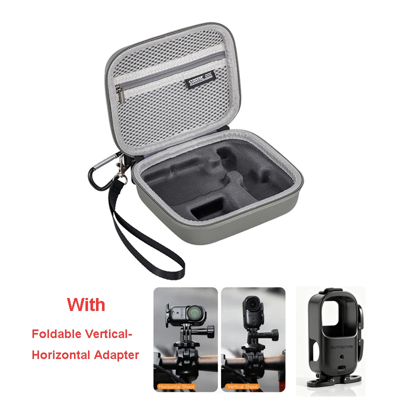 Draagtas Reistas met polsband voor DJI OSMO Nano Camera-accessoire Opbergtas PU-handtasdoos voor standaardversie