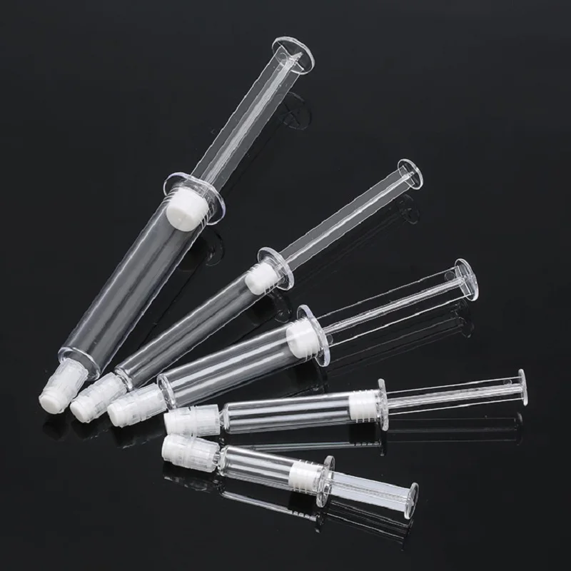 1ml 2ML 3ml 5ml 10ml syringe injection  airless bottle sample test serum/essence/lotion/emulsion skin care cosmetic packing