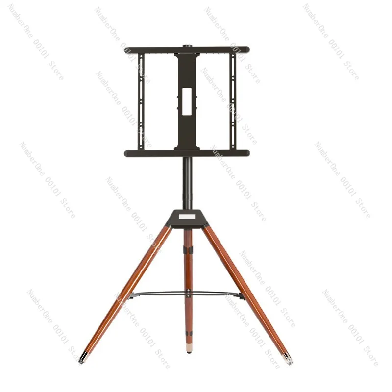 

Factory Customized TV Stand, Rotatable Adjustable Lift Stand with Beech Wood Art Stand, Heart-Shaped Tray for Home Entertainment