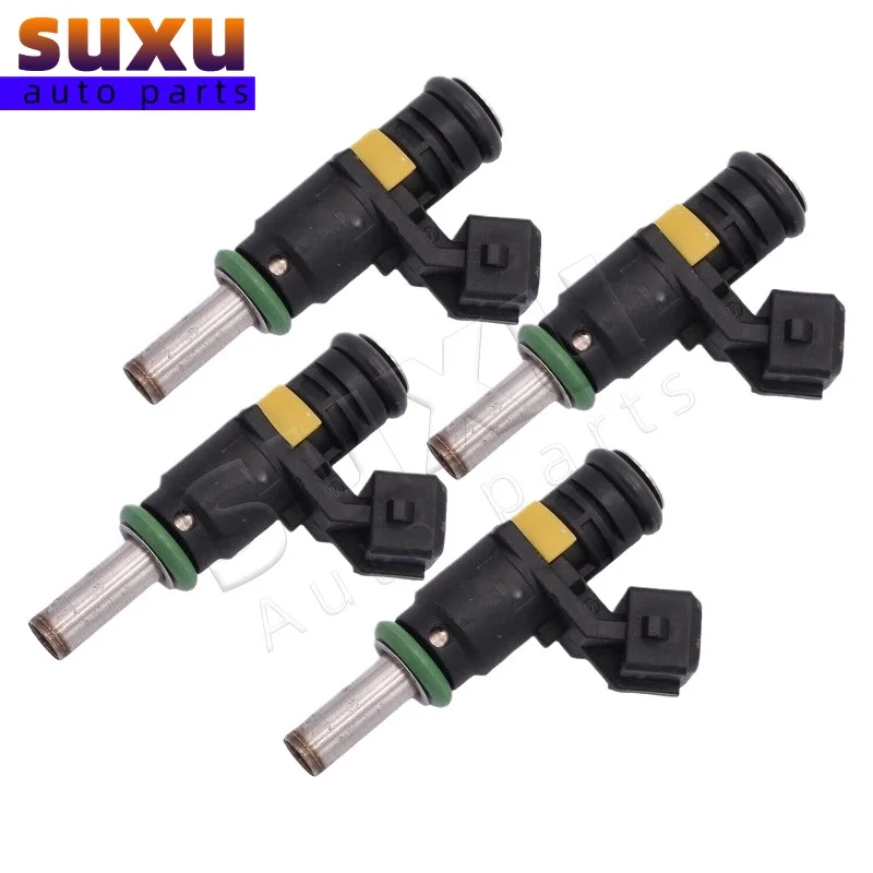 4PCS 8M6002428 Engine Fuel Injectors for Mercury Outboard 90 100 115 EFI 90HP 150HP 4-Stroke Mercruiser 4.5L MPI 200 250