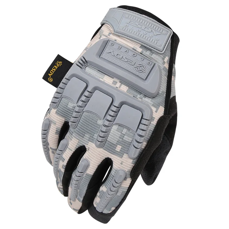 Outdoor Tactical Mountaineering Gloves Training Protection Riding Fishing Shooting Hunting Camouflage