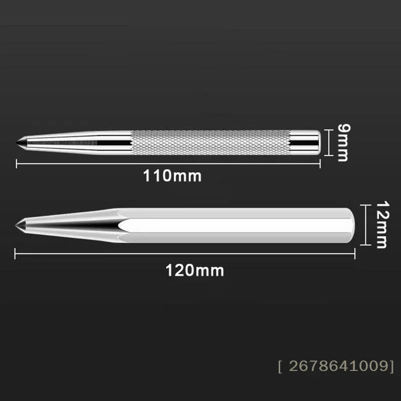 ⚑Center Punch and Scribe Tool Set,Hardened Steel Marking Punch for Drilling,Punching, and Metal/Woodworking