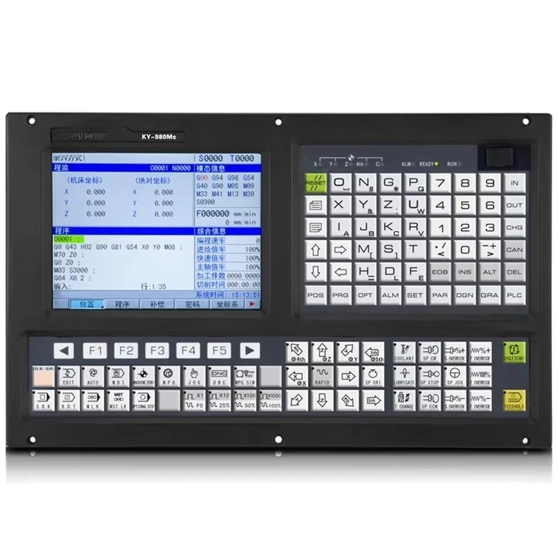 

High Performance 3 Axis CNC Controller 980MC Cnc Manufacturing Plc Programmable Controller Similar to GSK