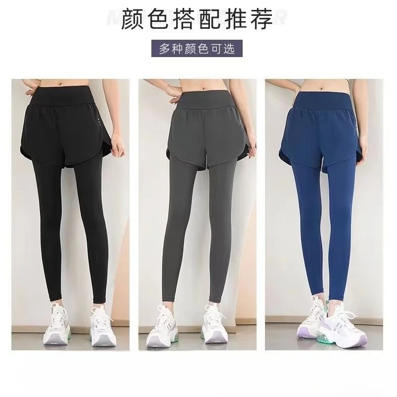 กางเกงโยคะเอวต่ำสีดำสำหรับผู้หญิง ไซส์ใหญ่ แบบเรียบง่าย สวมใส่ได้ทุกวัน ผ้าริบเนื้อนุ่มแบบตาข่าย แต่งผ้าปะติด ยาว เหมาะสำหรับปีนเขา