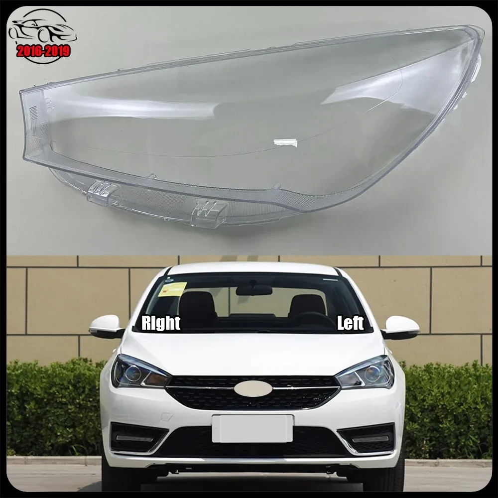

For Chery Arrizo 5 2016-2019 Car Headlight Shell Lamp Shade Transparent Cover Headlight Glass Headlamp Lens Cover Lampcover Caps
