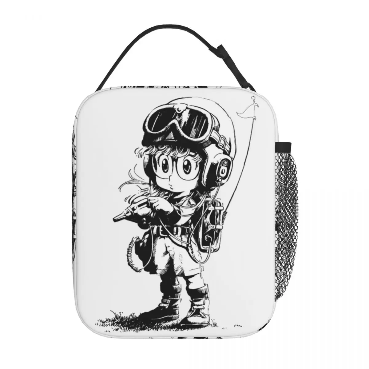 

Arale Dr Slump Toriyama Anime Manga 90s Insulated Lunch Bags Cooler Bag Lunch Container Leakproof Tote Lunch Box Bag College