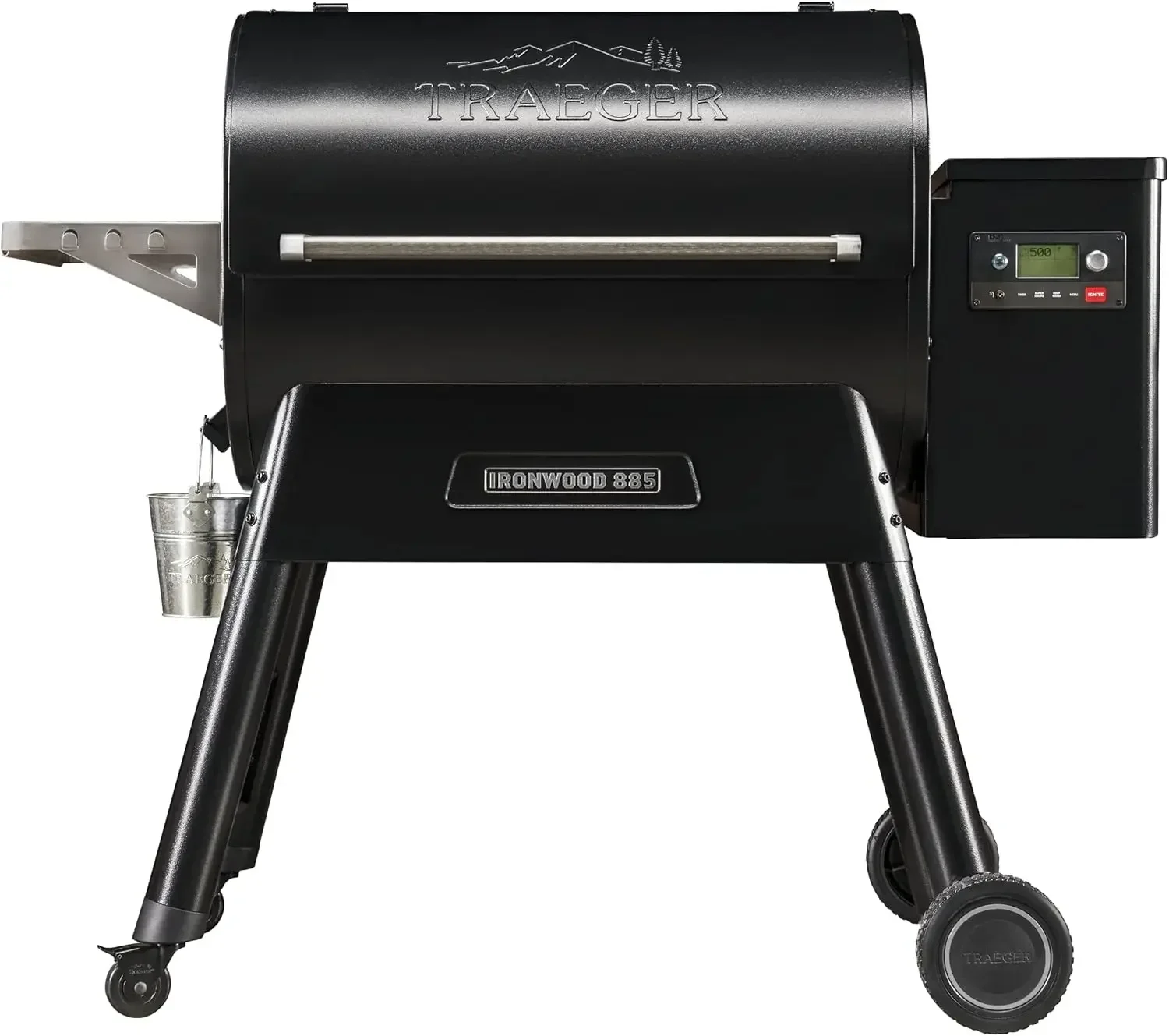 Grills Ironwood 885 Electric Wood Pellet Grill and Smoker, Black, 885 Square Inches Cook Area, 500 Degree Max