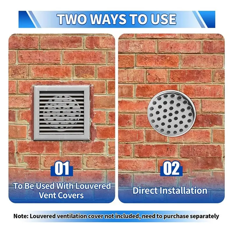 DT17 Ventilation Accessories PVC Termination Mesh Screen Gutter Guard Filter, Conical Exhaust Pipe Cover Strainer Multihole Cap