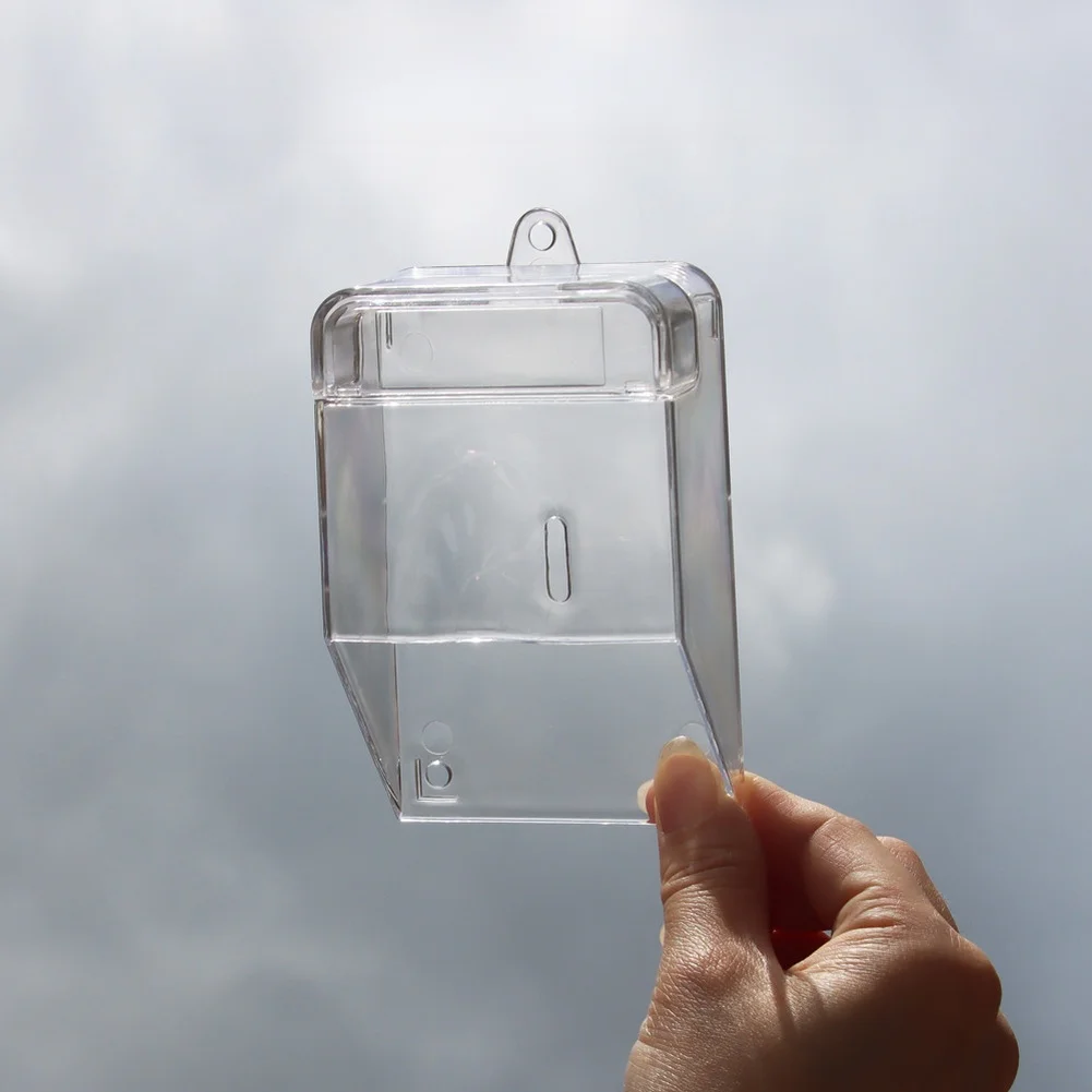 

Waterproof Transparent Doorbell Cover Made of PC Material for Outdoor Use Fits Majority of Wireless Doorbell Models