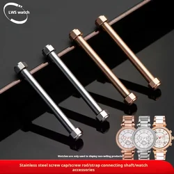 18MM For Michael Kors MK6985 6986 Watch Screw Rod Screw Cap MK Stainless Steel Connecting Rod Screw Strap Metal Connecting Shaft
