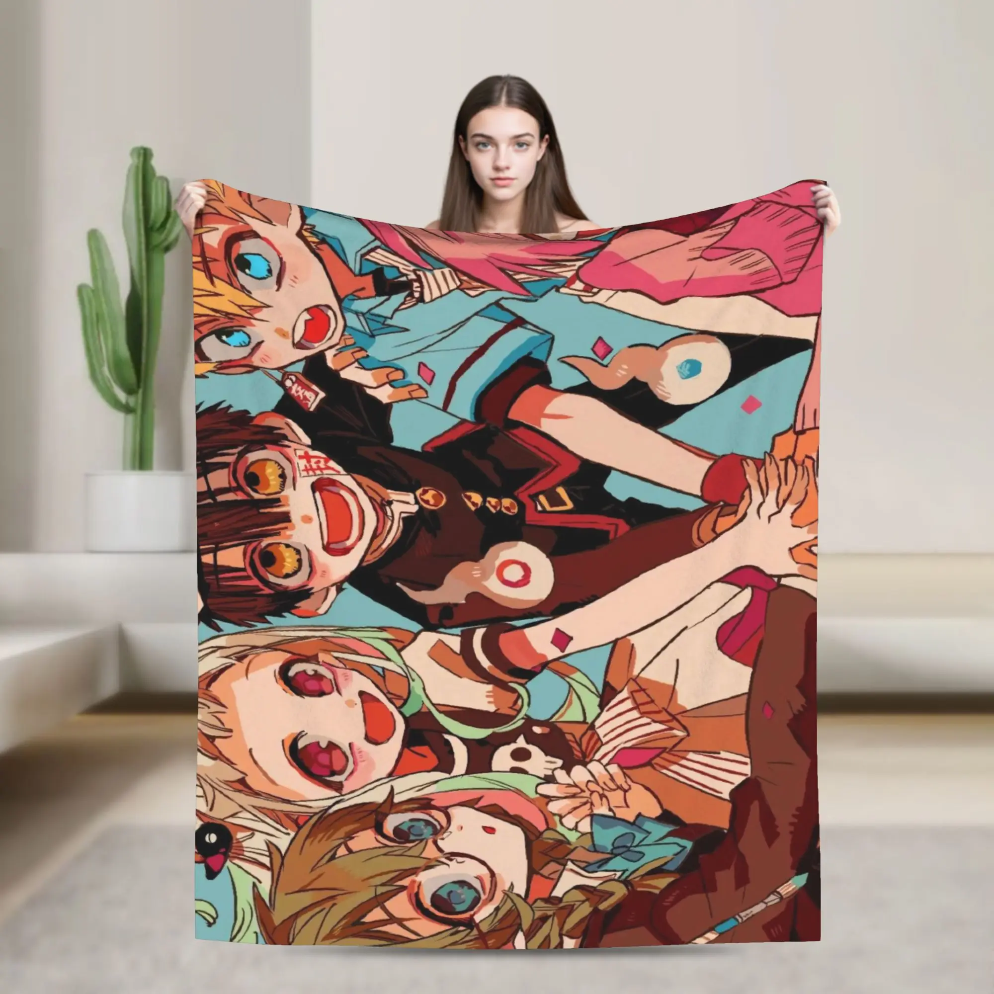 Hanakos Kuns Japanese Blankets Quality Soft  Throw Blanket Winter Boy Girl Couch Chair Comfortable Bedspread