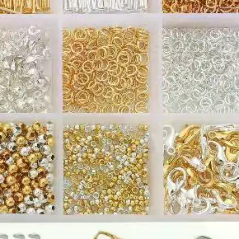 

1260pcs/Set Jewelry Making Starter Kit Earrings Necklace Findings DIY Beads Jewelry AccessoriesSuitable For Adults And Beginners