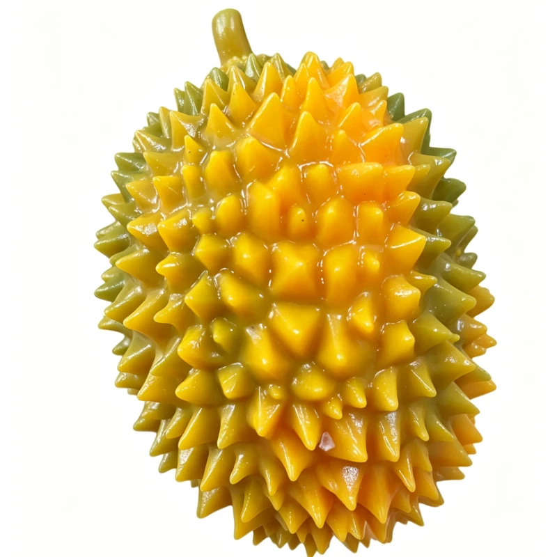 Knuspriger Durian-Quetschball, handgefertigtes knuspriges Stressball-Spielzeug, Quetsch-Fidget-Ball, ASMR-Sensorik-Stressabbau-Spielzeug für Erwachsene – Detail 2