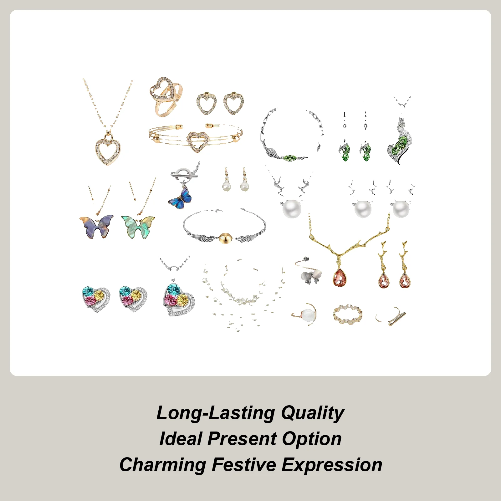 

Рождественский календарь Адвент Ювелирные изделия Ожерелья Модные серьги Рождественское кольцо из сплава для женщин и девочек Жена Зимний повседневный праздник