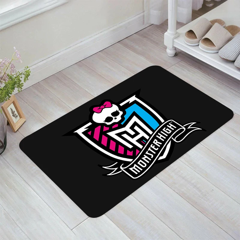 

M-Monster Cartoon High Floor Mat Room Rugs Doormat Entrance Door Balcony Kitchen Rug Carpets Home Foot Carpet Mats Bathroom Bath