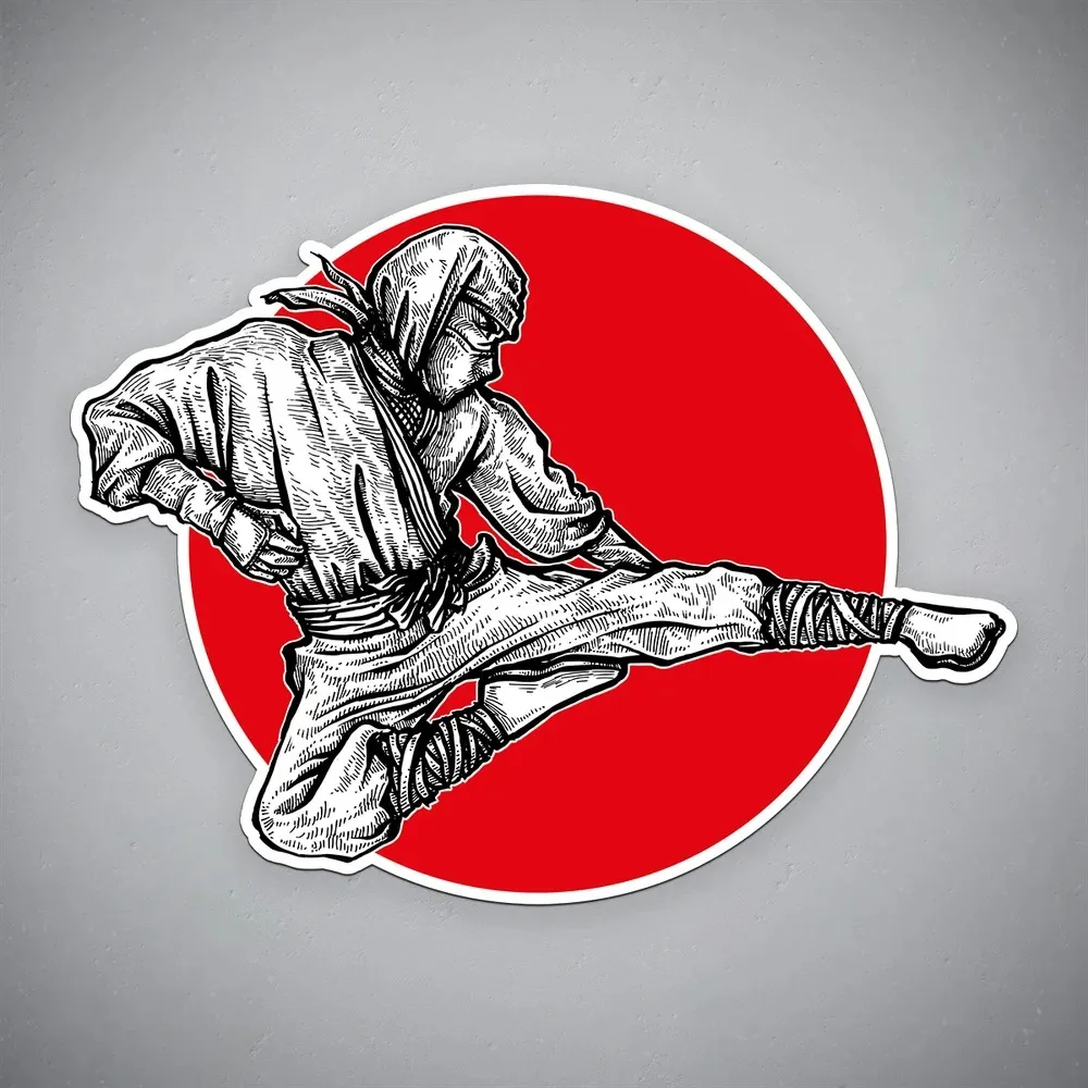 

Виниловые наклейки для автомобиля "Ниндзя" Водонепроницаемая наклейка Устойчивая к царапинам внешняя наклейка Кемпинг Автомобиль Suv