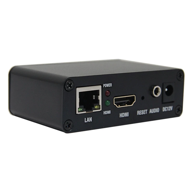 ABZZ-Mini Video Streaming Encoder H.265 -Compatible To SRT/HLS Collector Computer Monitoring IPTV VMIX Encoder