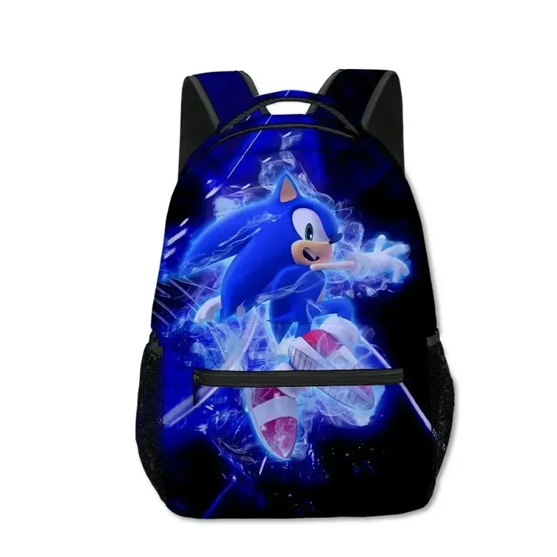 3D Double-sided Printing Hedgehog Sonic Sonic Elementary and Middle School Students Schoolbag Children's Backpack Mochila