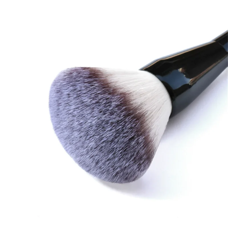 แปรงแต่งหน้าขนนุ่มเคลือบด้วยไฟฟ้าไม่ดูดซับแป้ง แปรงแต่งหน้าแบบแป้งเดี่ยวสำหรับผู้เริ่มต้น