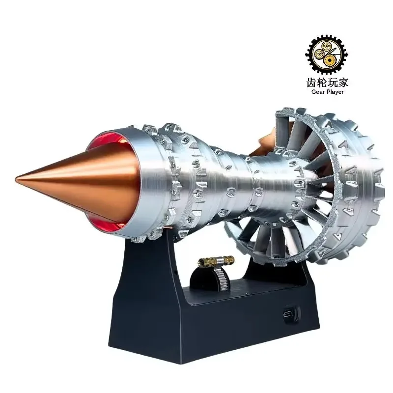 TR900 Super Turbofan Engine Model Kits Brushless Motor Function Fan Electric Buffer 3D Printing Process Boutique Collection Toys