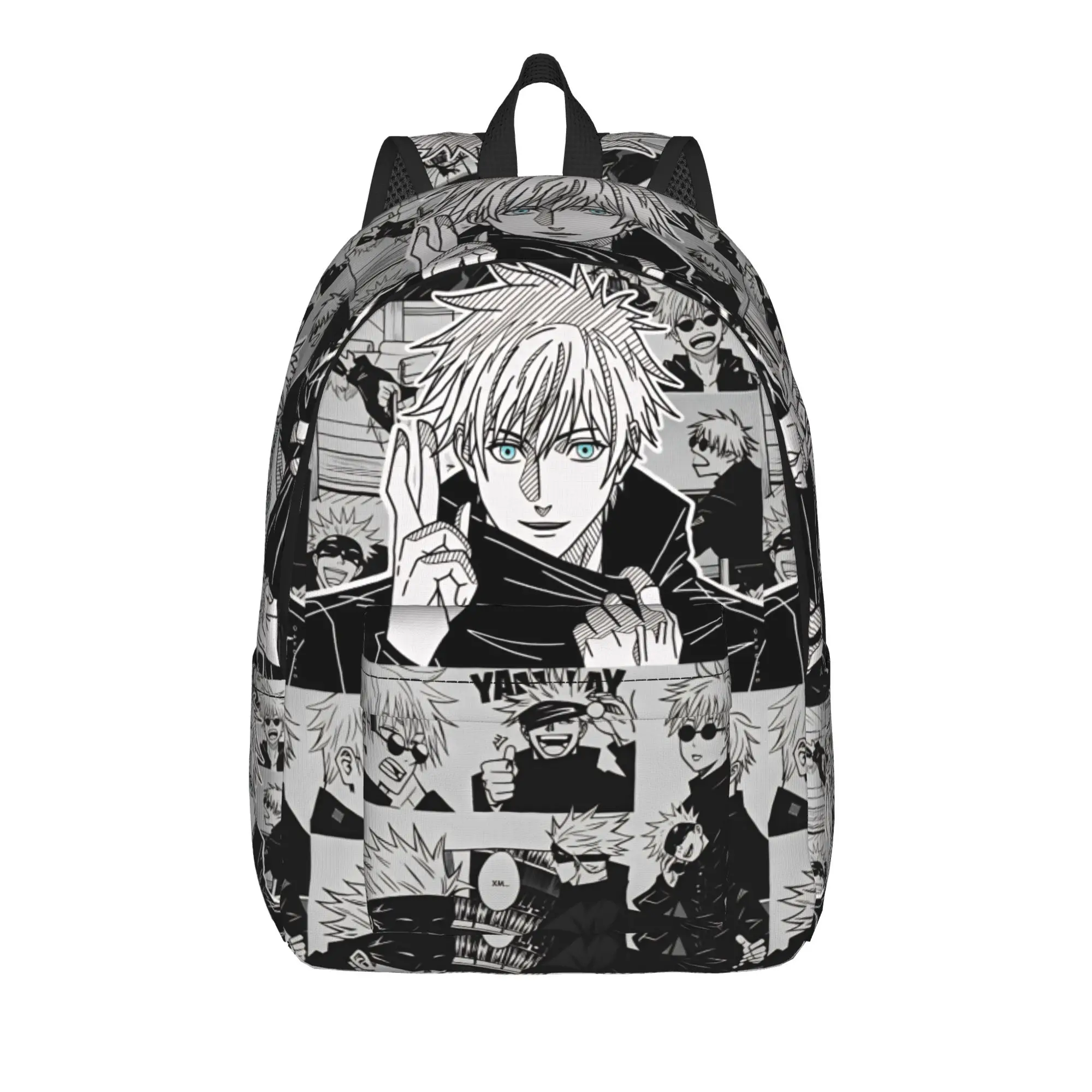 Anime Satoru Gojo Backpack  College Backpacks Men Fun School Bags Designer Large Rucksack