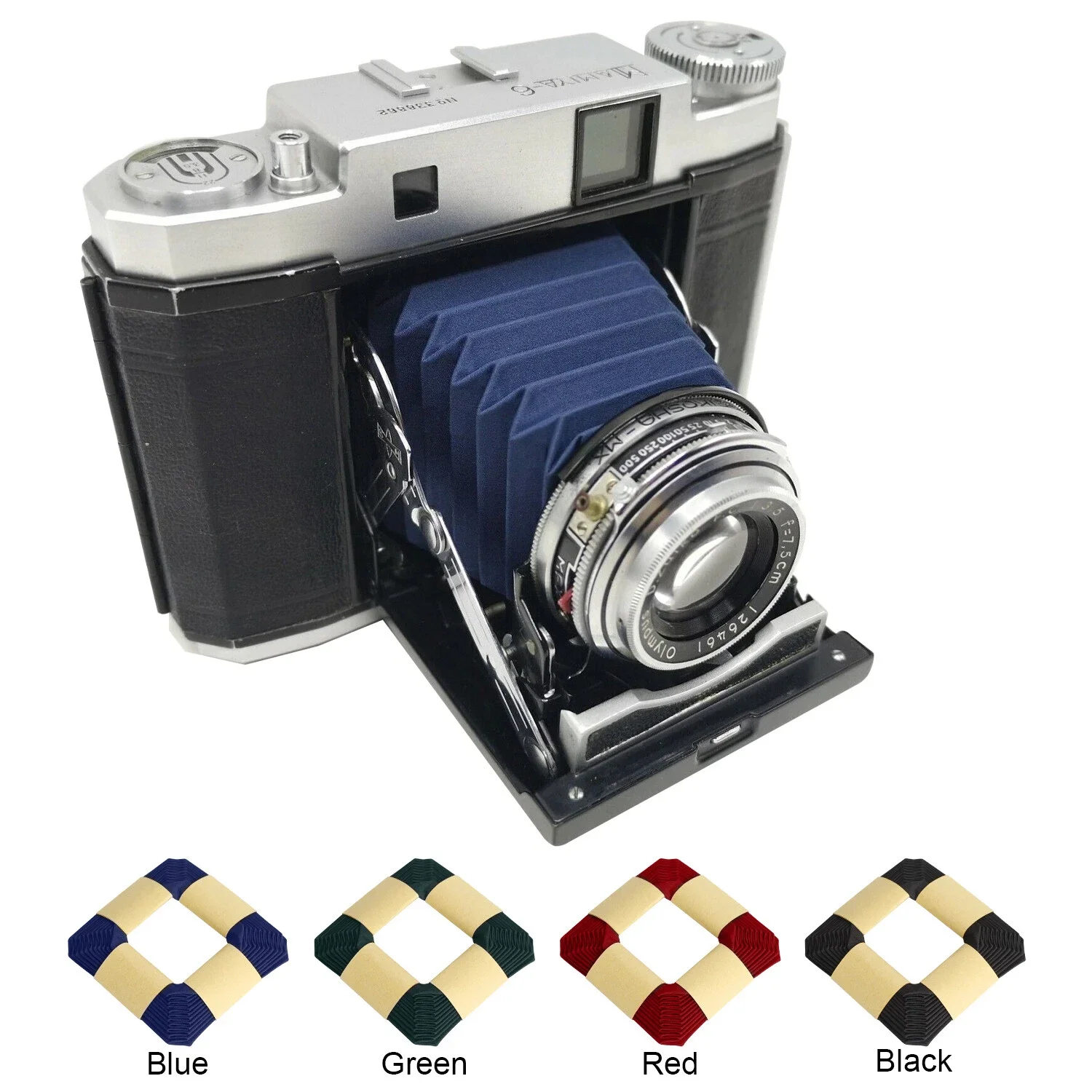 eTone Mamiya 6 SIX 6x6 접이식 카메라 사진 액세서리 용 새로운 전문 손으로 만든 교체 카메라 벨로우즈