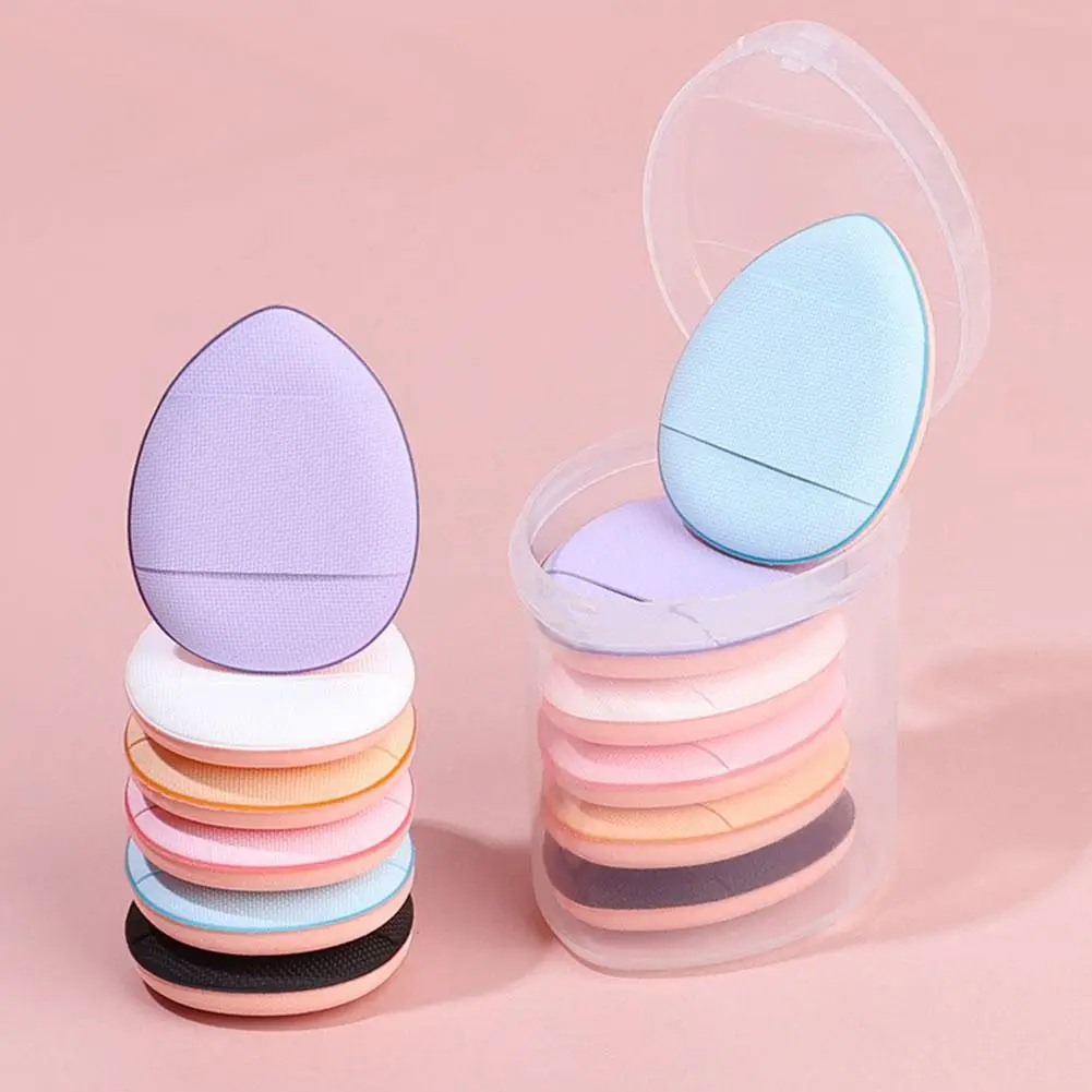 Thickened Finger Powder Puff Air Cushion Concealer Fingertip Sponge Mini Powder-free Dry And Wet Foundation Puff Dual-use P I6D9