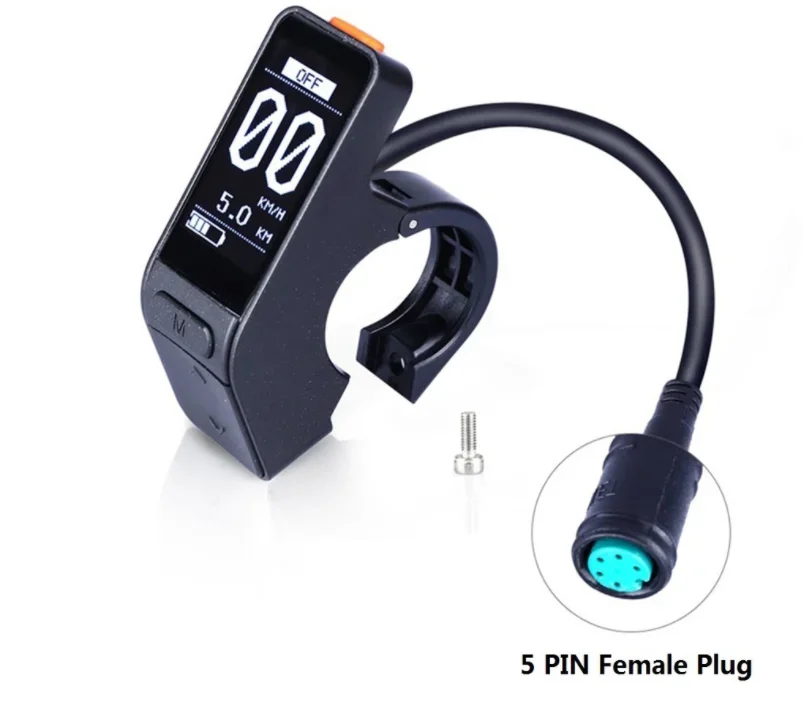 Electric Bike Display Sw102 LCD OLED Display Small Mini BBS01 BBSwaterproof Color Display Electric Bicycle Parts  for 8fun Motor