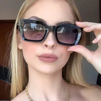 Gafas De Sol De ojo De gato De diseñador, Gafas cuadradas Retro De alta calidad para mujeres y hombres, Gafas De Sol De lujo