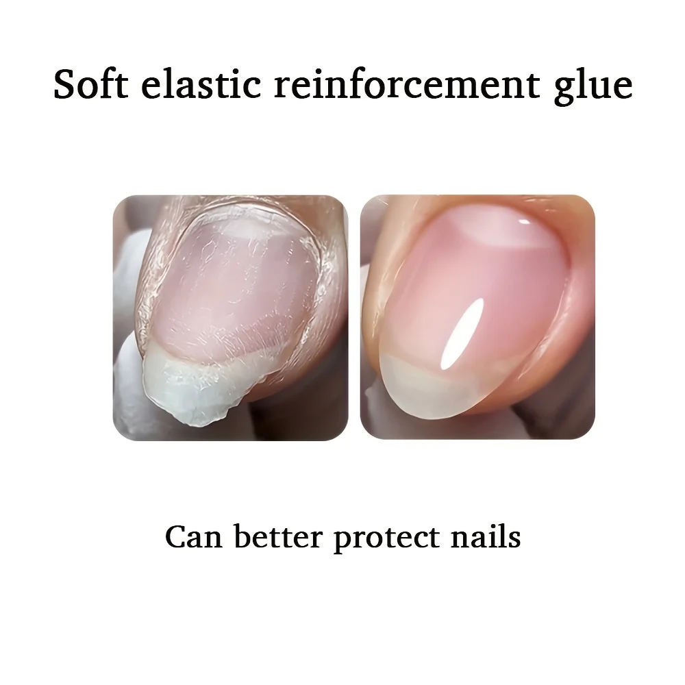 มิเจียร์ เฟเบอร์กลาส เบส เจล สำหรับซ่อมแซมเล็บที่แตกหัก เสริมความแข็งแรงด้วยผ้าใยแก้วใส และการสร้างโครงสร้าง