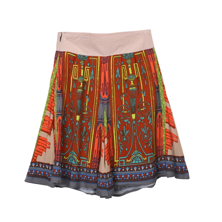 High Waist Wide Leg Pants Skirt n Sle 5 Length Ethnic Faionable Versatile Women's Clothing Summer 2024