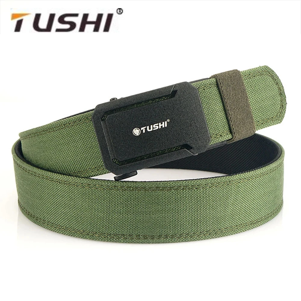 

TUSHI Brand Army Tactical Belt Quick Release Military Airsoft Training Molle Belt Outdoor Shooting Hiking Hunting Sports Belt